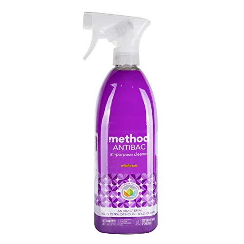 Antibacterial Cleaner Spray | Kills 99% of Household Germs, Wildflower Scent, 28 Fl Oz