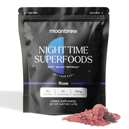 Sleep Tea | Natural Melatonin-Free, 14 Superfoods, Keto & Vegan - 30 Servings