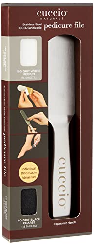 Pedicure File Kit | Reusable Stainless Steel, Ergonomic Design