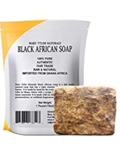 African Black Soap | Raw, Natural, 1 lb, Handmade in Ghana