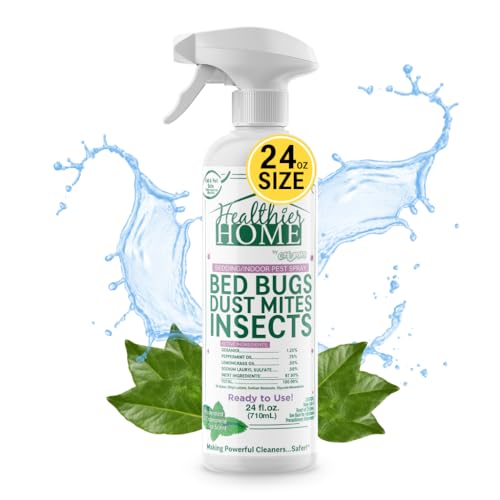 Insect & Pest Control Spray | Plant-Based Formula, 24 ounce, Indoor & Outdoor Use