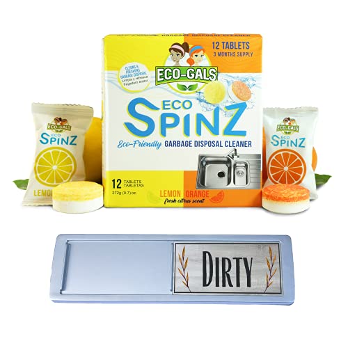 Garbage Disposal Cleaner | Freshening Formula, Kitchen Organization Magnet Included