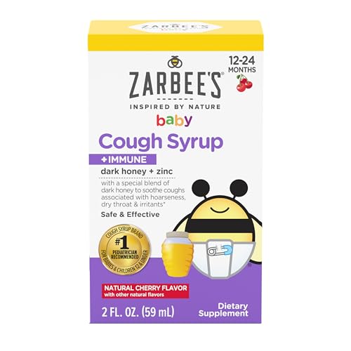 Cough Syrup | Drug & Alcohol-Free, Natural Cherry Flavor, 2 Fl Oz