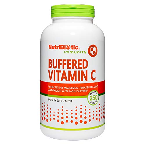 Buffered Vitamin C Capsules | 500 mg, 250 Count, Non-GMO, Gluten Free