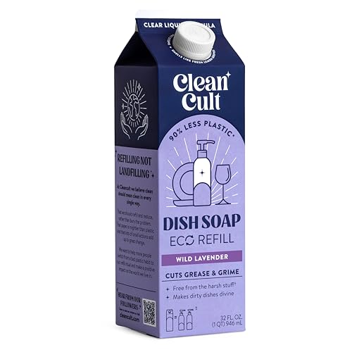 Dish Soap | 32oz, Eco-Friendly Refill, Cuts Grease & Grime