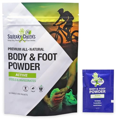 Body Powder | Active Blend, Talc-Free, 10 Pack of 6g Sachets