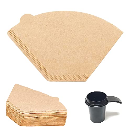 Coffee Filters | Unbleached #2, 200 Count, Includes 1 oz Scoop