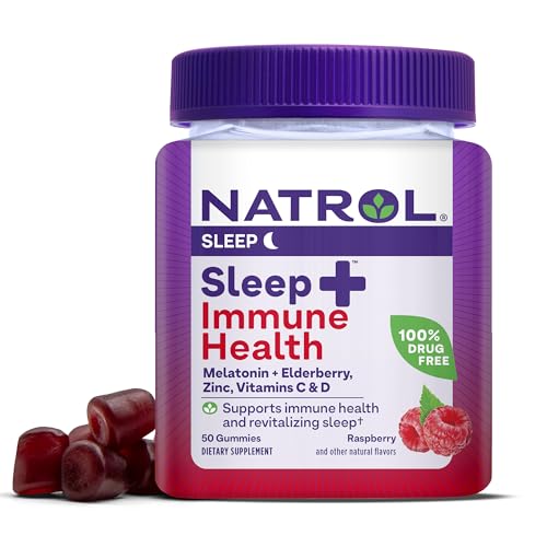 Sleep Supplement | Drug Free, 50 Berry Flavored Gummies