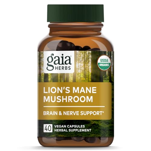 Mushroom Supplement | 40 Count, Supports Cognitive Function