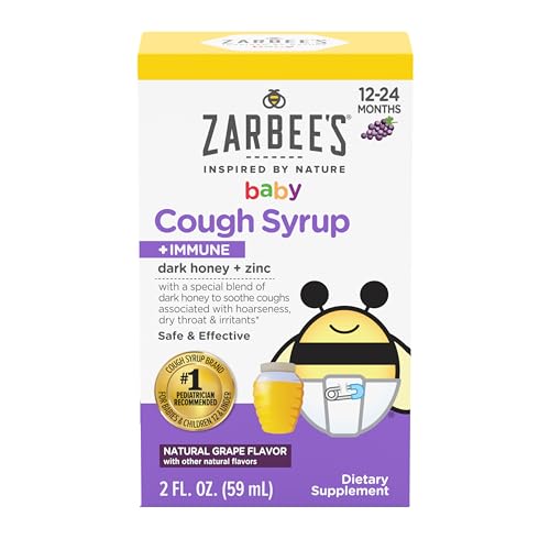 Cough Syrup | Immune Support, Natural Grape Flavor, 2 Fl Oz