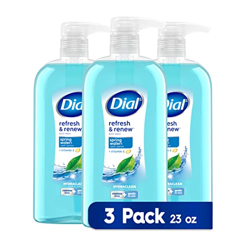 Body Wash | 3 Bottles, 23 fl oz Each, Refreshing Spring Water Fragrance