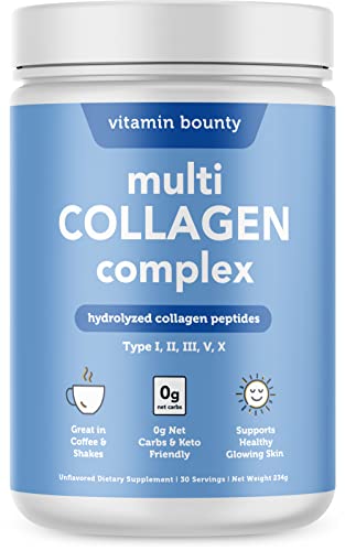 Collagen Powder | 5 Types of Collagen, Supports Skin, Bone, and Joint Health