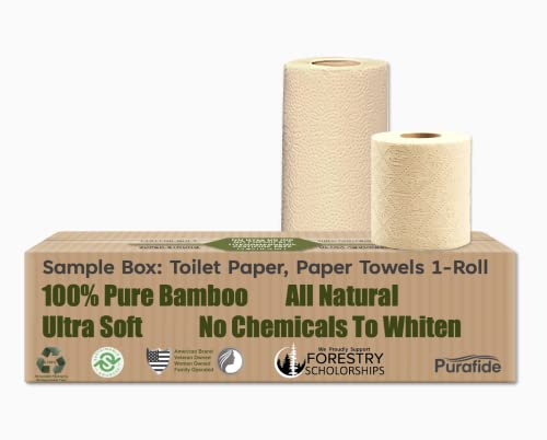 Toilet Paper | 100% Natural, Tree-Free, 3-Ply, Unbleached