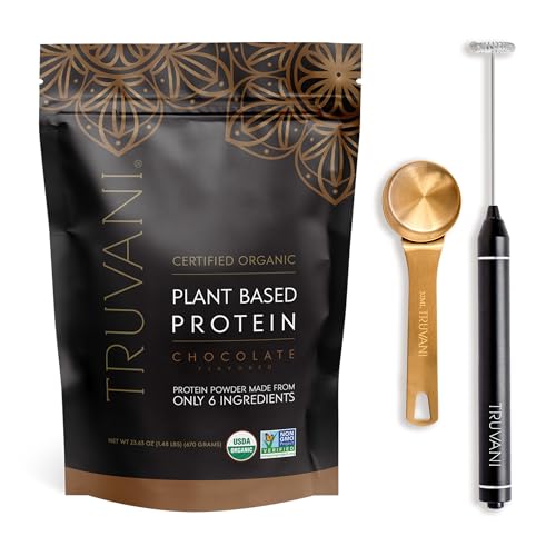 Protein Powder | Vegan, 20g Organic Plant-Based Protein, Includes Frother & Scoop