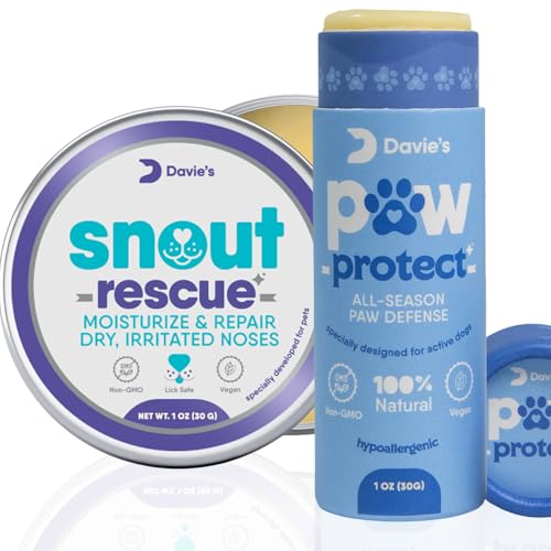 Dog Paw Balm & Snout Rescue | Moisturizing Formula, 2 Pack