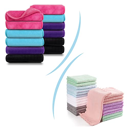 Makeup Remover Cloths | Pack of 12, Reusable Microfiber