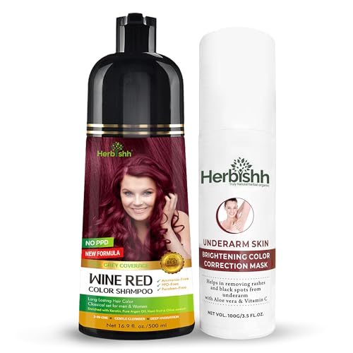 Hair Color Shampoo | Wine Red, 500 ml