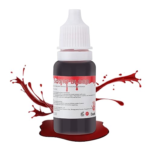 Body Paint | Washable Fake Blood, 0.35 oz (10 ml), Realistic for Halloween and SFX Makeup