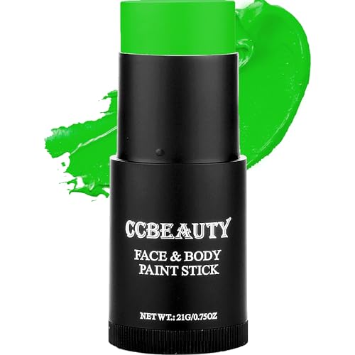 Body Paint Stick | Neon UV Green, Hypoallergenic, Glow in Blacklight