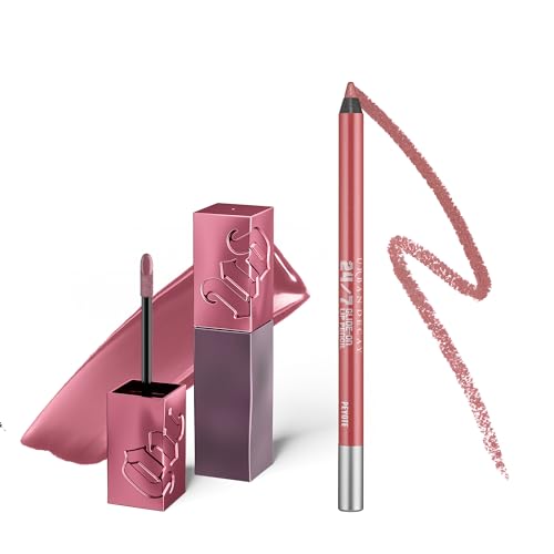 Lip Care Gift Set | 24/7 Glide-On Lip Liner & Longwear Liquid Lipstick Bundle