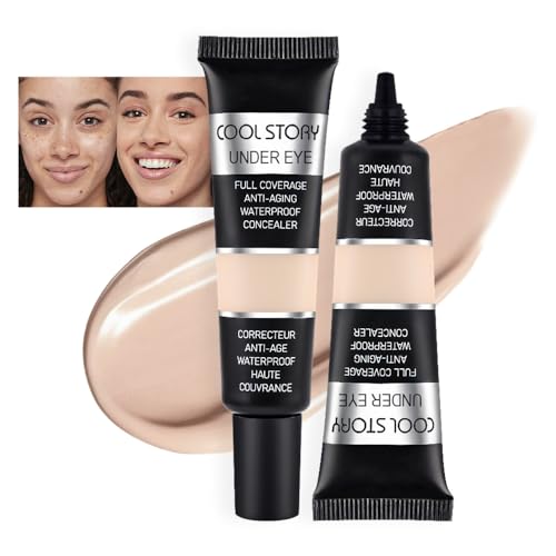 Concealer | Full Coverage, Waterproof, Natural Matte Finish, 2 Pcs