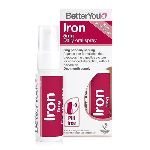 Iron Supplement Spray | Natural Liquid, Easy Alternative to Pills - 0.85 oz