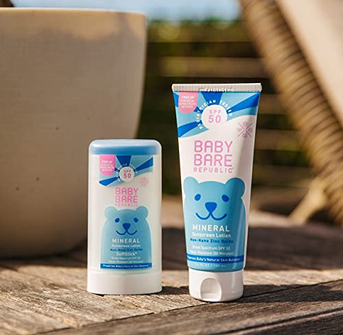 Sunscreen | SPF 50, Baby Safe, Mineral Formula, 3.4 Fl Oz