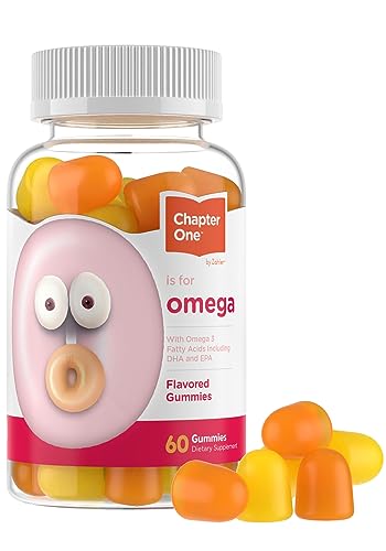 Omega-3 Gummies for Kids | No Fish Oil, 60 Count, Kosher Supplement for Growth & Brain Function