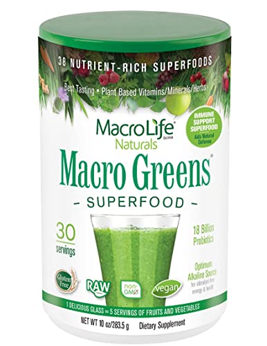 Superfood Powder | Probiotic, Antioxidant, Herbal Blend - 10 oz (30 Servings)