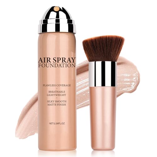 Foundation Makeup Spray | Silky Lightweight, Full Coverage, Natural Color