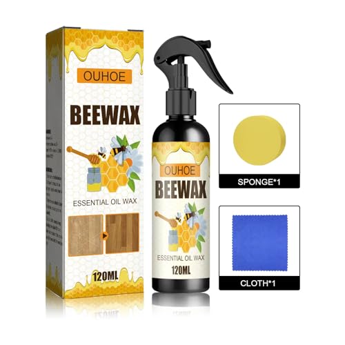 Beeswax Spray Cleaner | Furniture Polish, Multi-Surface Use, 1 Piece