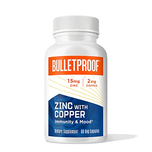 Zinc with Copper Capsules | 60 Count, Minerals, Antioxidant Supplement for Immunity