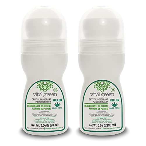 Deodorant | Potassium Alum & Aloe Vera, 3.04 fl oz, 2 Units