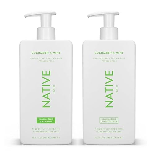 Shampoo & Conditioner Set | Naturally Derived Ingredients, Sulfate & Dye Free, 16.5 fl oz each