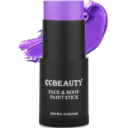 Body Paint Stick | Purple, Oil-Based, Ideal for Sports and Cosplay