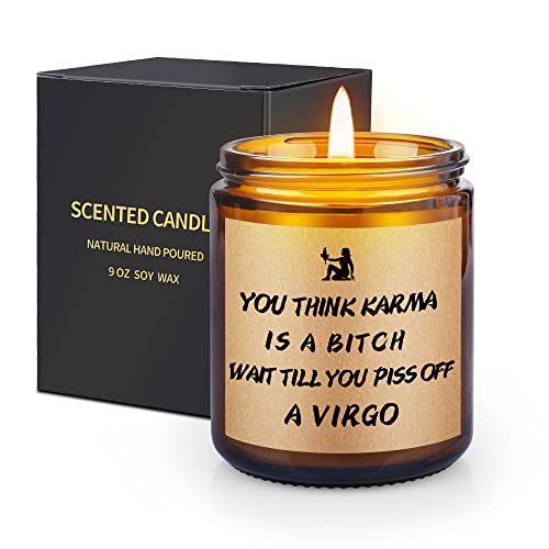 Candle | Unique Virgo Design, Perfect Birthday Gift for Women