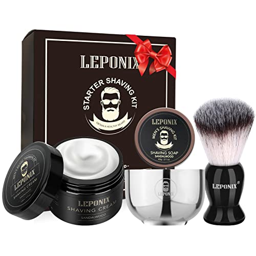 Shaving Kit | Includes Shaving Soap, Brush, Cream, and Bowl