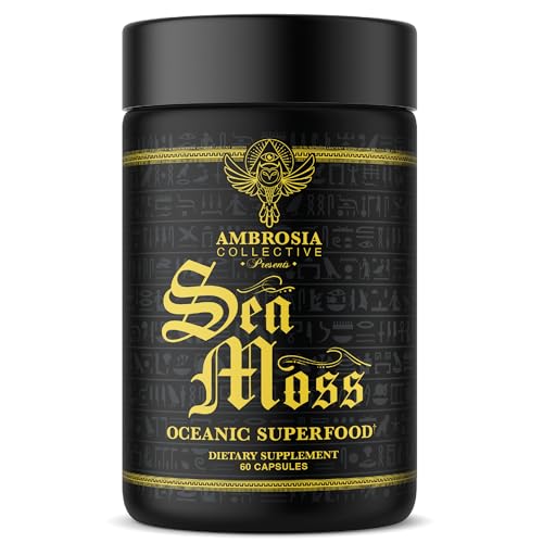 Sea Moss Capsules | High Dose 500 mg, Organic, Veggie Capsules