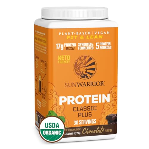 Protein Powder | Plant-Based, Chocolate Flavor, 30 Servings, Non-GMO, Gluten Free