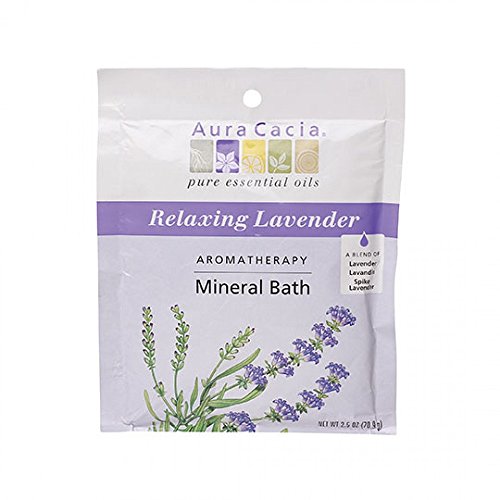 Aromatherapy Bath Soak | Relaxing Lavender, 2.5 oz Packet, Pack of 3