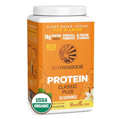 Protein Powder | Plant-Based, Vanilla, 30 Servings, Non-GMO, Gluten Free