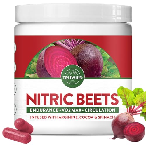 Beet Root Powder | Nitric Oxide Booster, 1000mg, 30 Servings