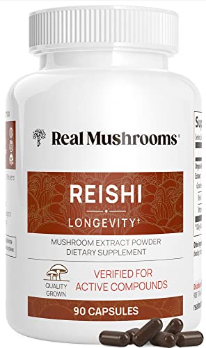 Mushroom Capsules | Organic Reishi Extract, 90 Count