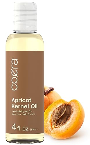 Apricot Kernel Oil | 4 fl oz, Moisturizing for Face, Hair, Skin & Nails