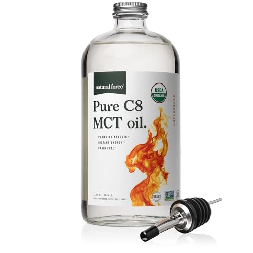 MCT Oil | 32 Ounce, Organic, Keto-Friendly, Non-GMO