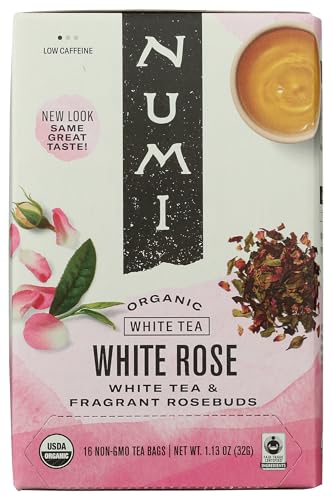 White Tea | Organic, 16 Count Box of Tea Bags