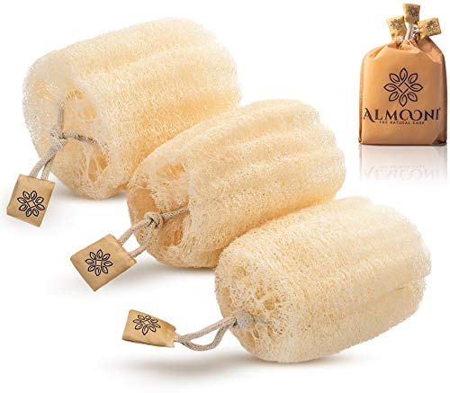 Loofah Body Scrubber | Natural Egyptian, 3 Count