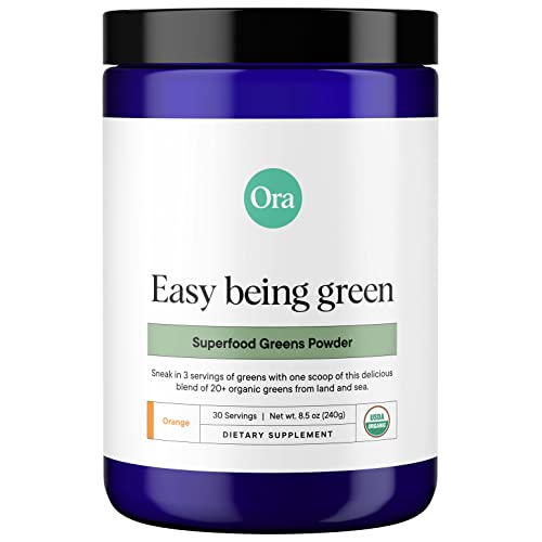 Superfood Greens Powder | Vegan, Gluten-Free, 30 Servings, Citrus Flavor