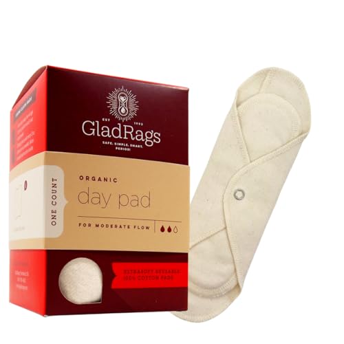 Menstrual Pad | 100% Organic Cotton, Washable, Regular & Heavy Flow, 1 Pack