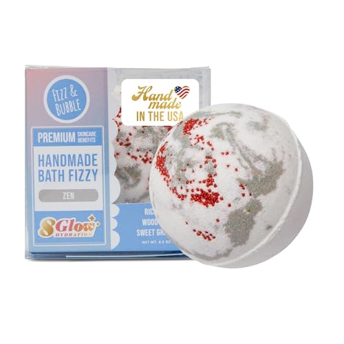 Bath Bombs | Scented, 6.5 oz, Moisturizing for Dry Skin, Handmade Gift Idea